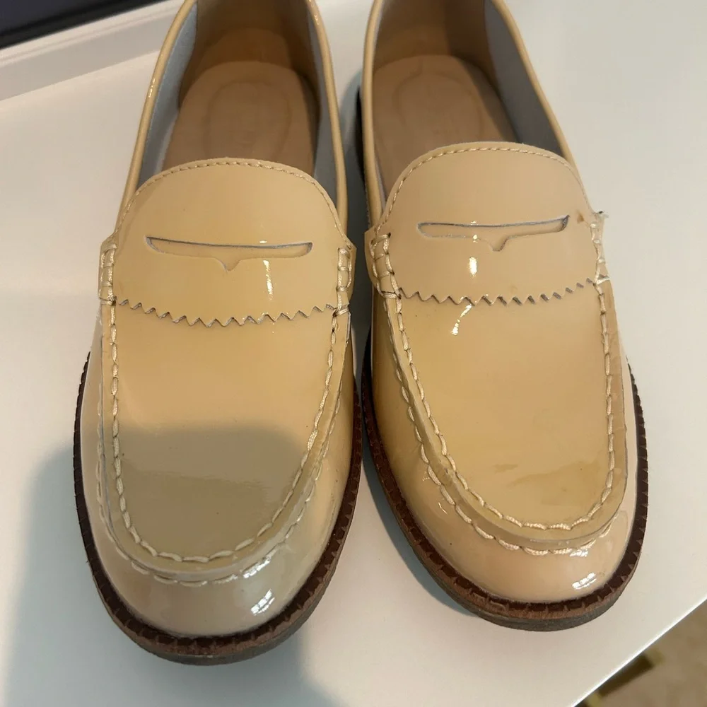 Sperry Cream Patent Loafers - Picture 2 of 6
